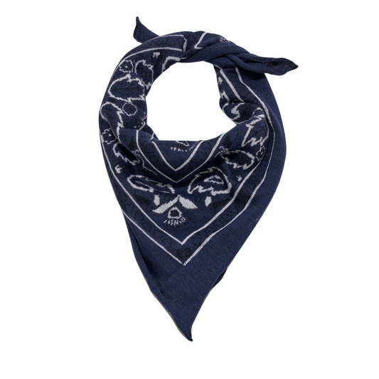 The Cashmere Bandana in HARBOR NAVY