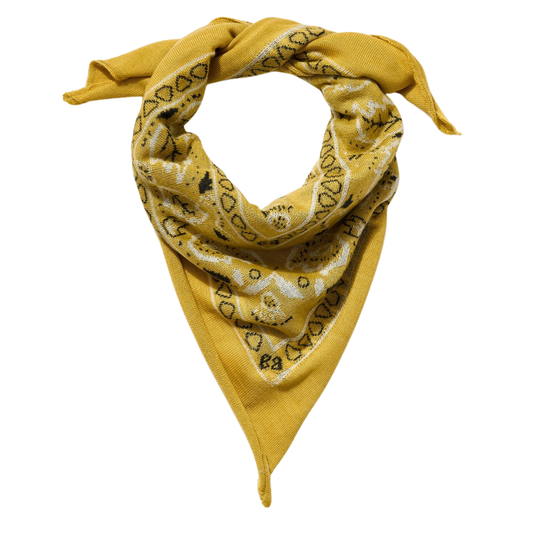 The Cashmere Bandana in GOLDEN
