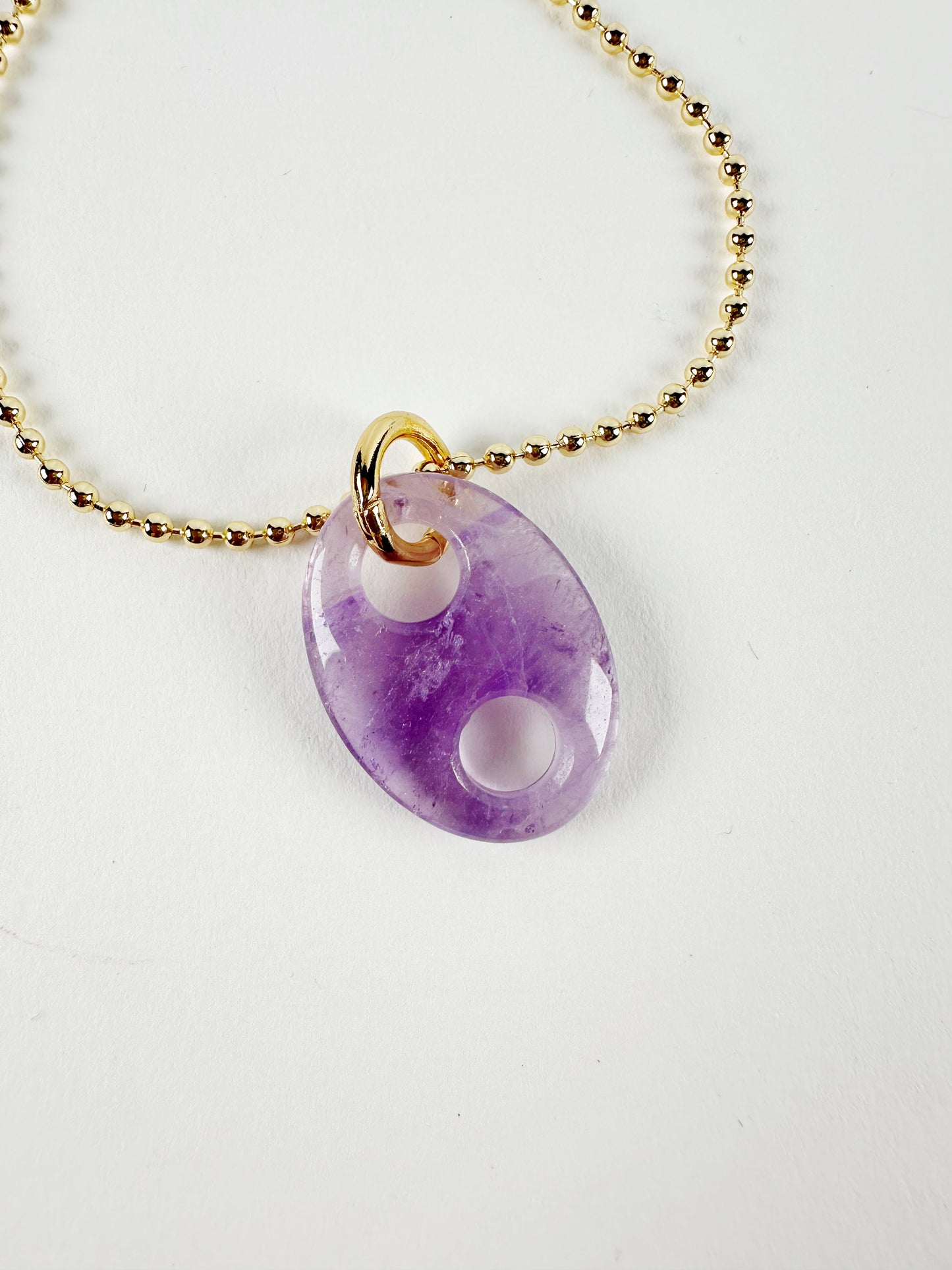 All for Naut Mariner Necklace in Amethyst