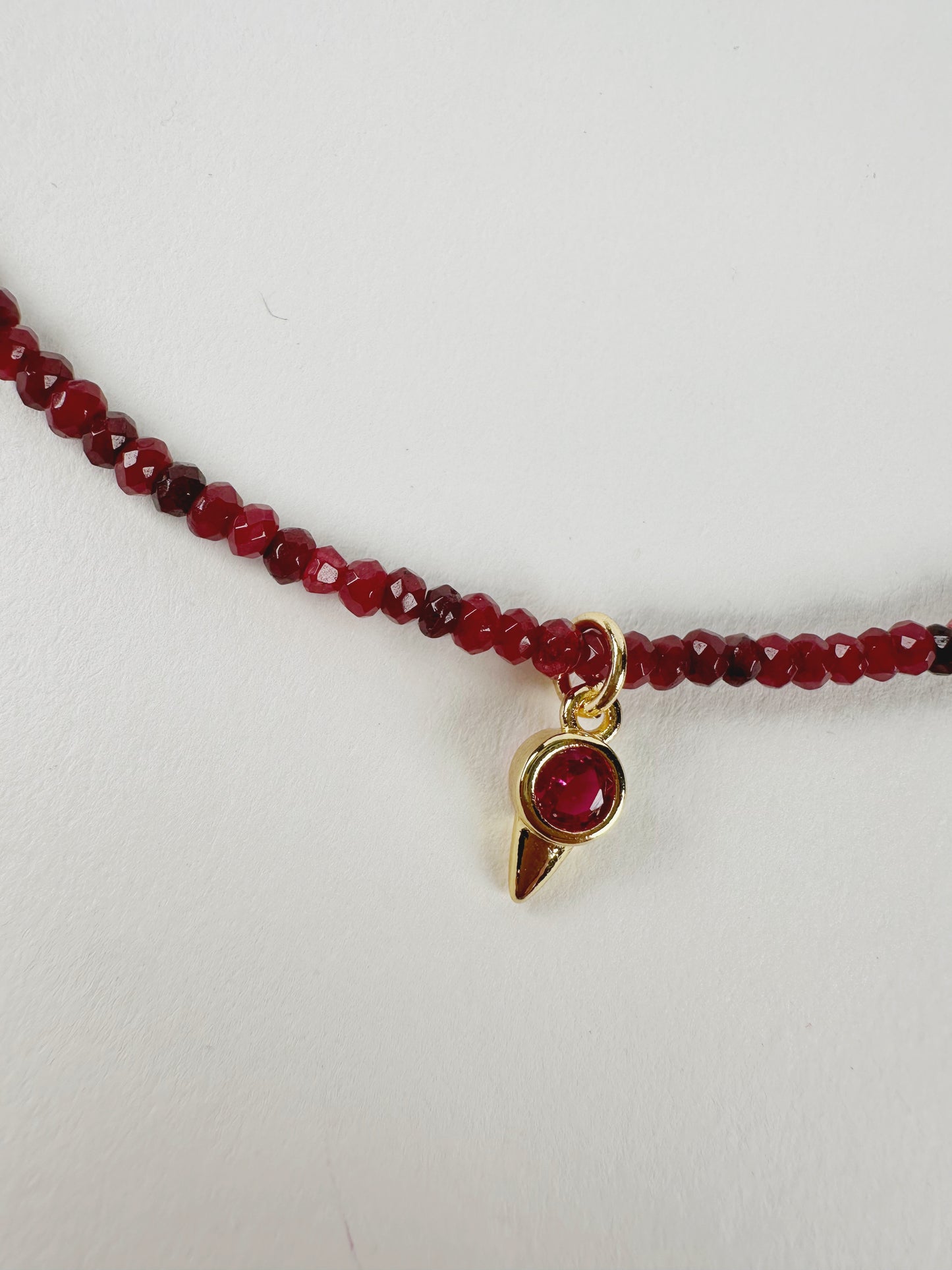 Augustine Red Quartz Choker