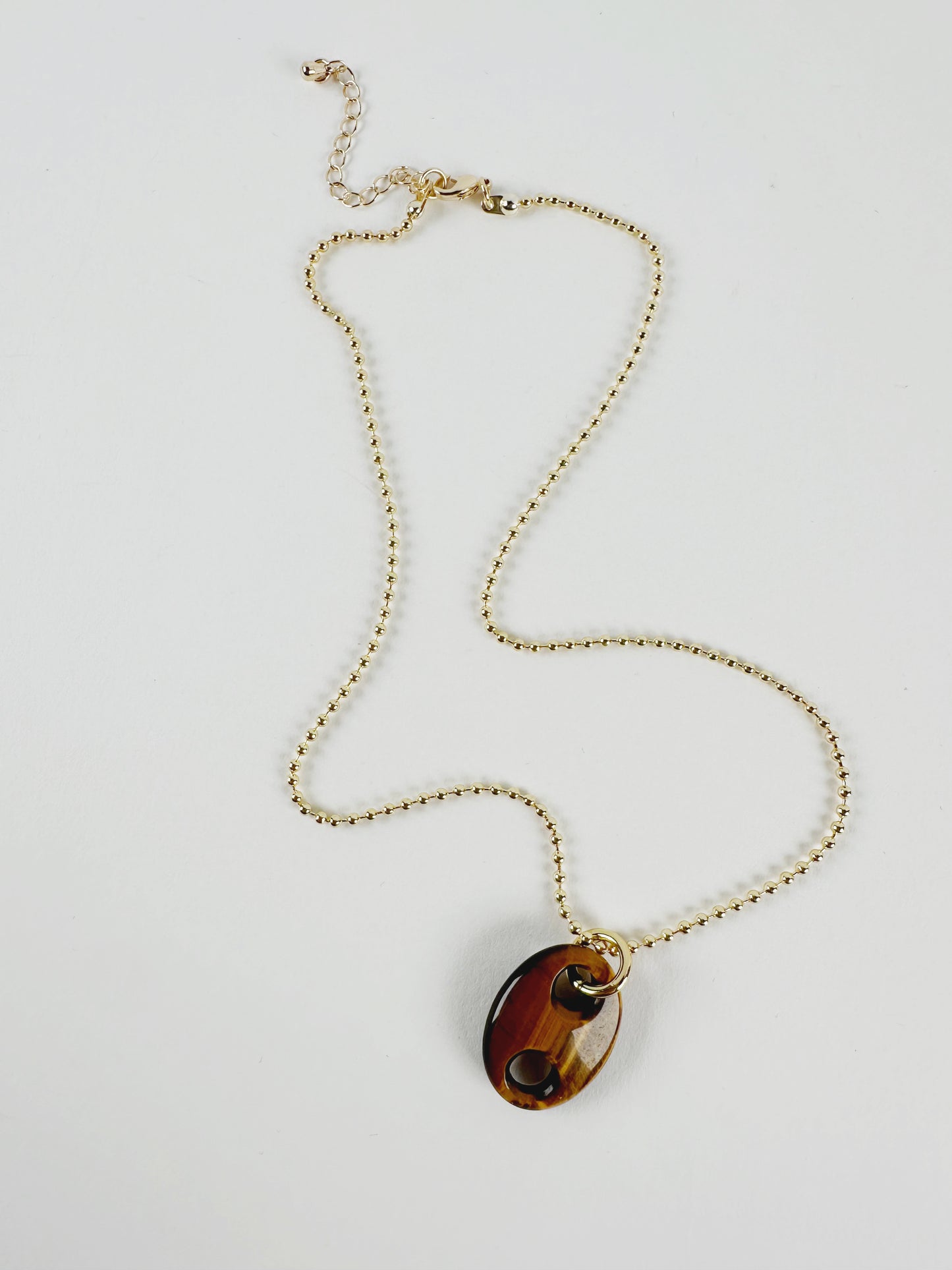 All for Naut Mariner Necklace in Tiger Eye