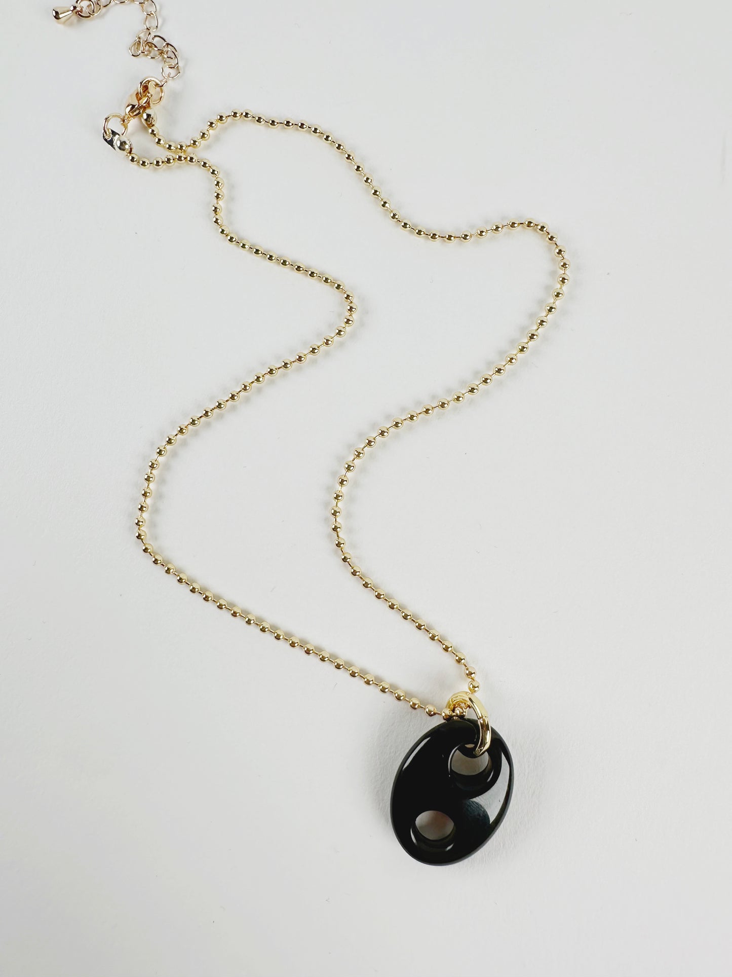 All for Naut Mariner Necklace in Onyx