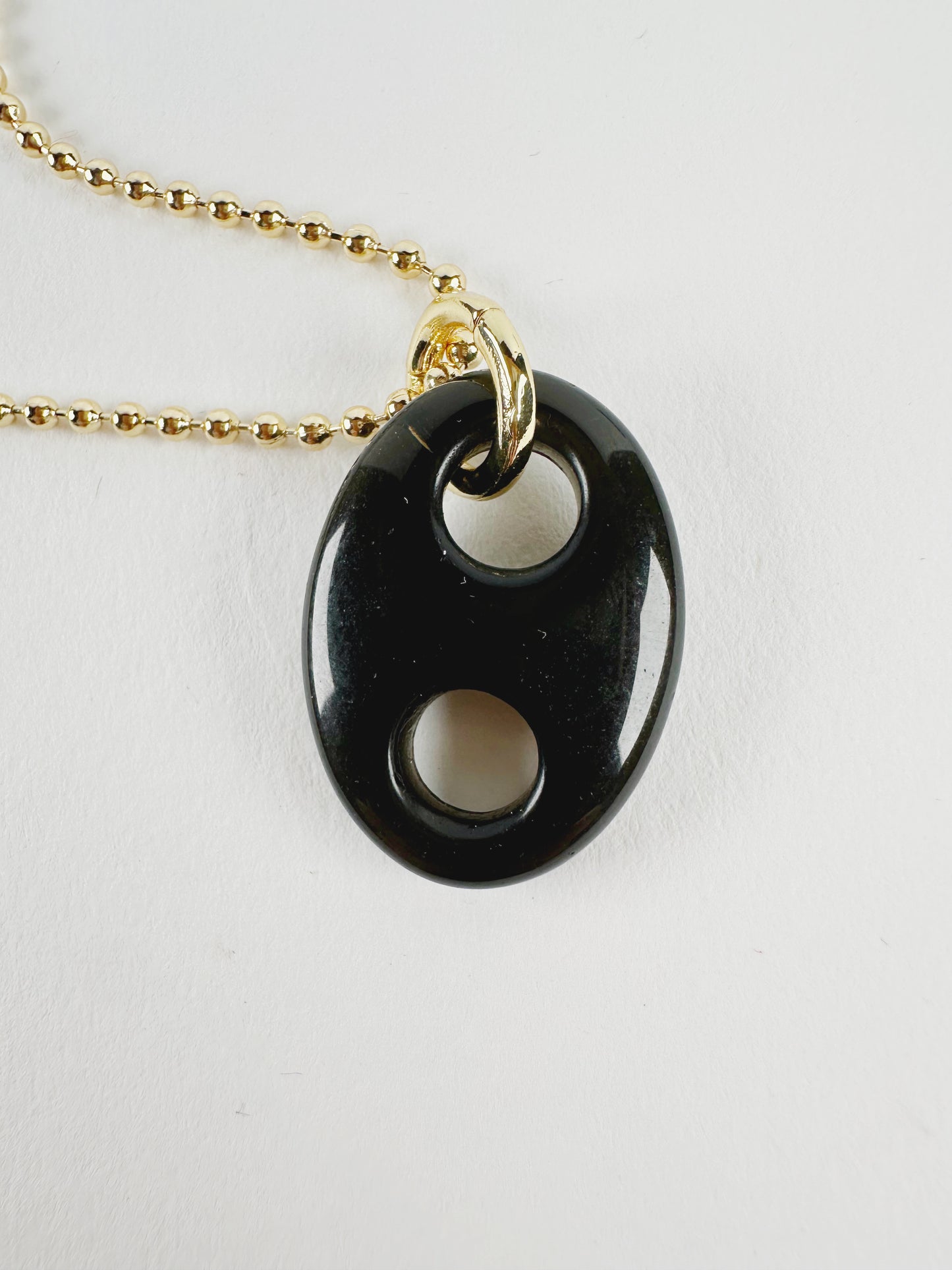 All for Naut Mariner Necklace in Onyx