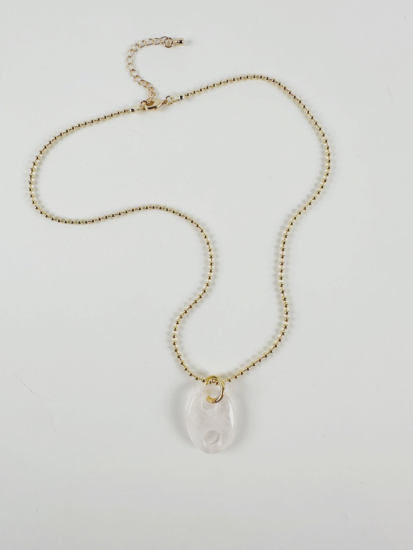 All for Naut Mariner Necklace in Rose Quartz