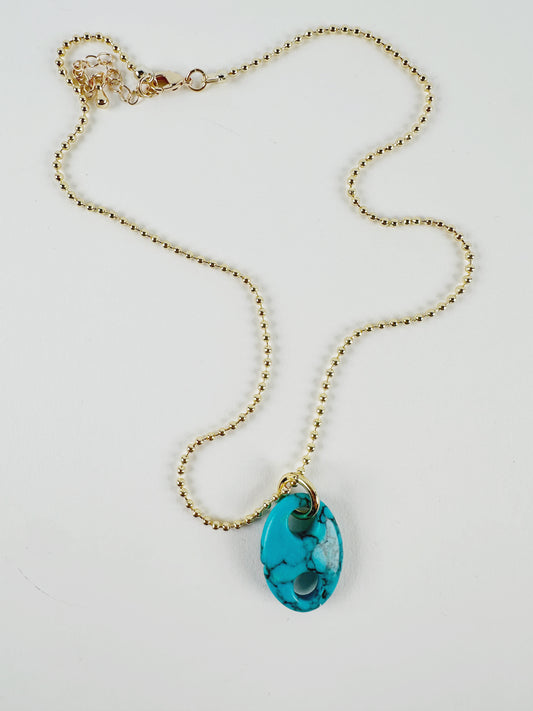 All for Naut Mariner Necklace in Turquoise