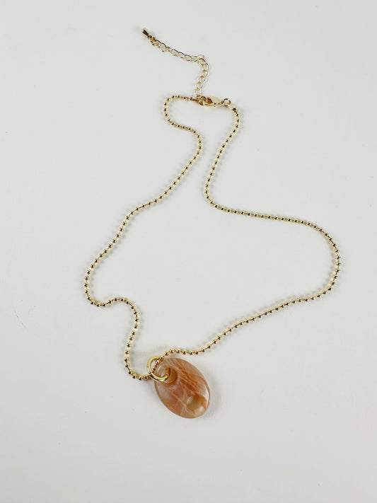 All for Naut Mariner Necklace in Sunstone