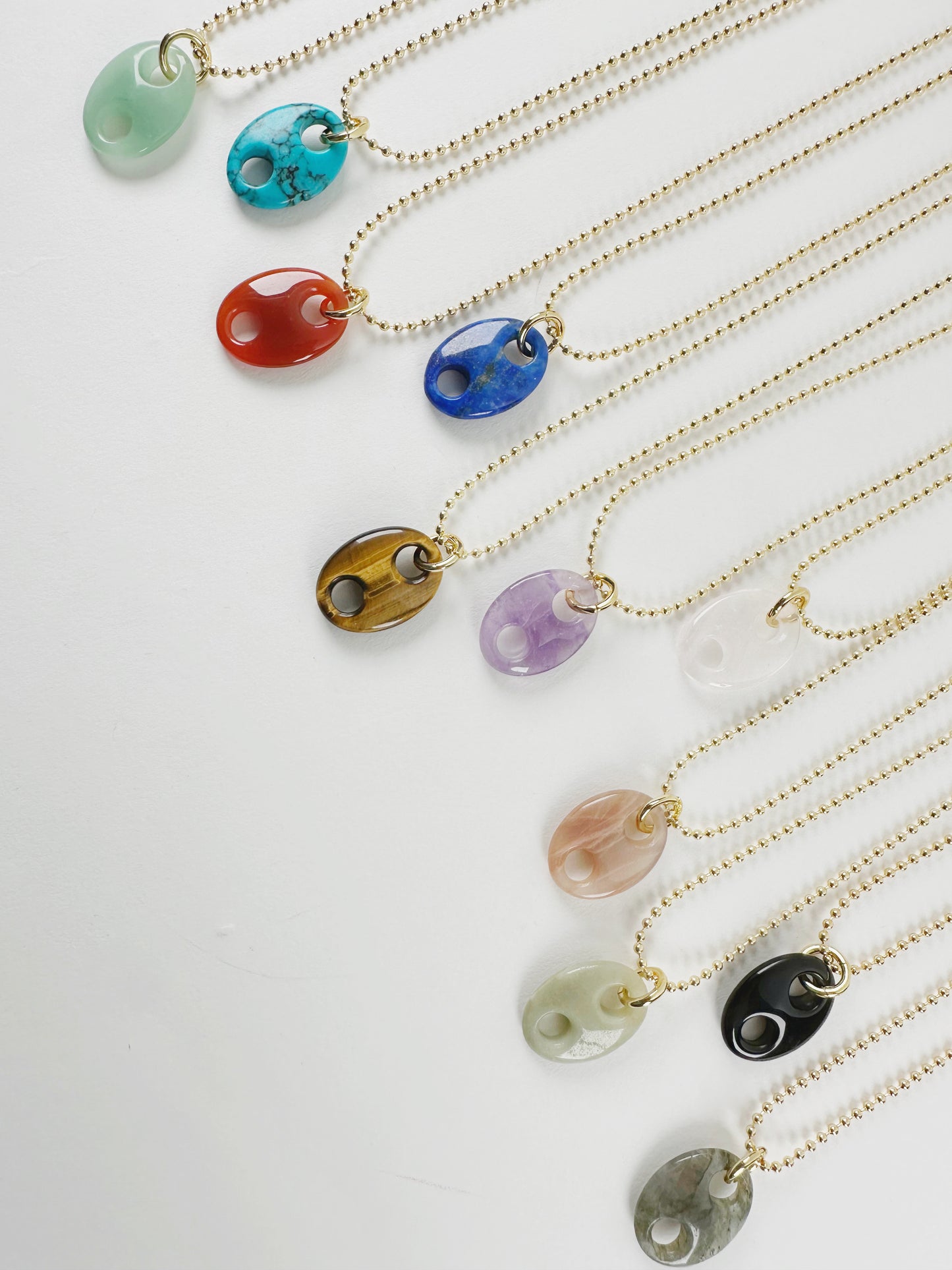 All for Naut Mariner Necklace in Rose Quartz