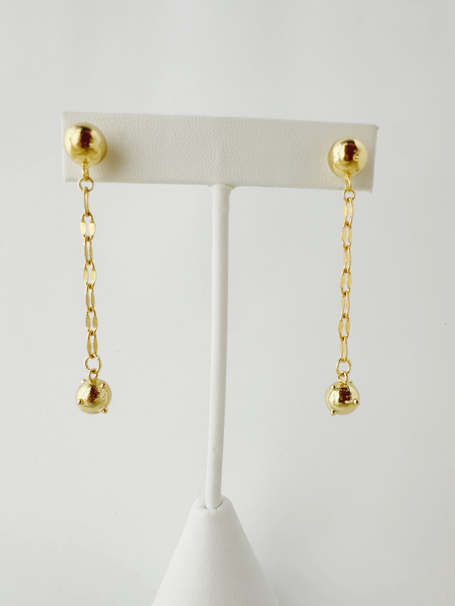 Bell Ball Drop Earrings