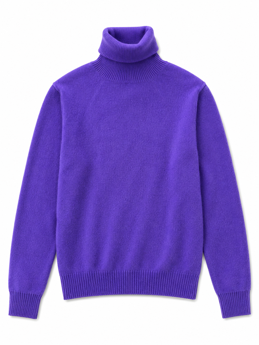 Highlands Roll Collar Sweater in Ultraviolet