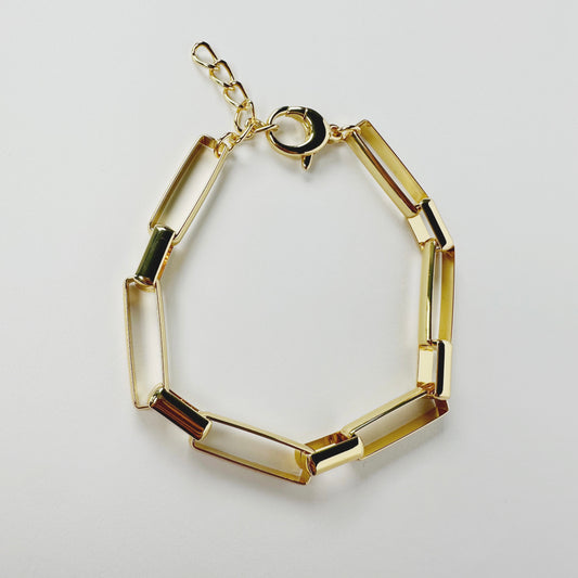 Rectangle Link Chain Bracelet