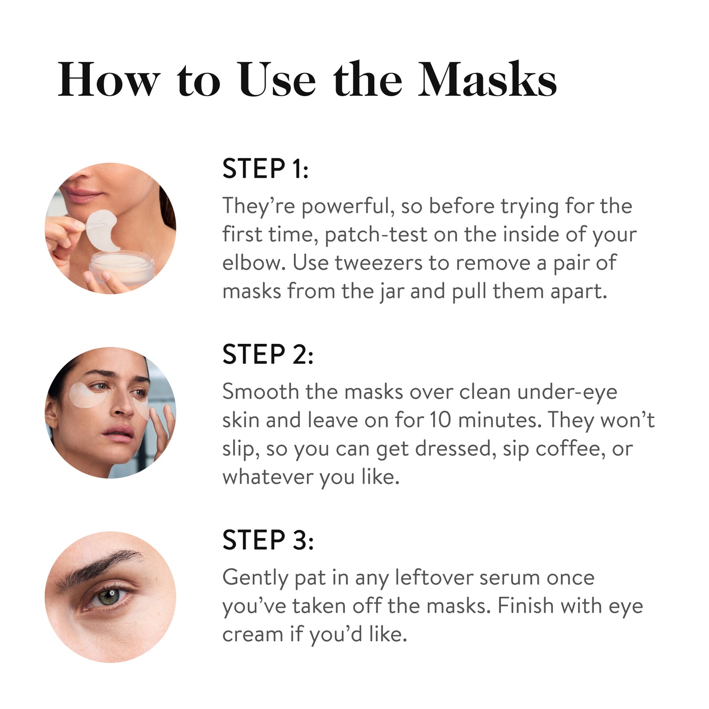 goop Lift + Depuff Eye Masks 30pk