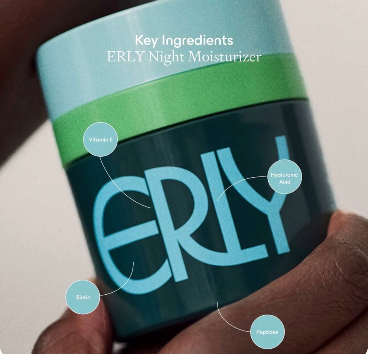 ERLY Night Moisturizer with Peptides