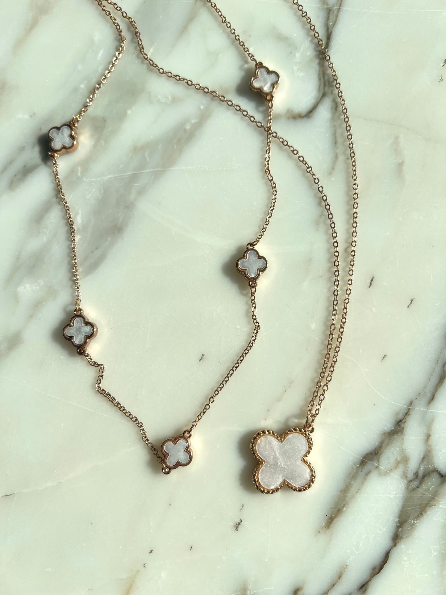 Clover Field Necklace