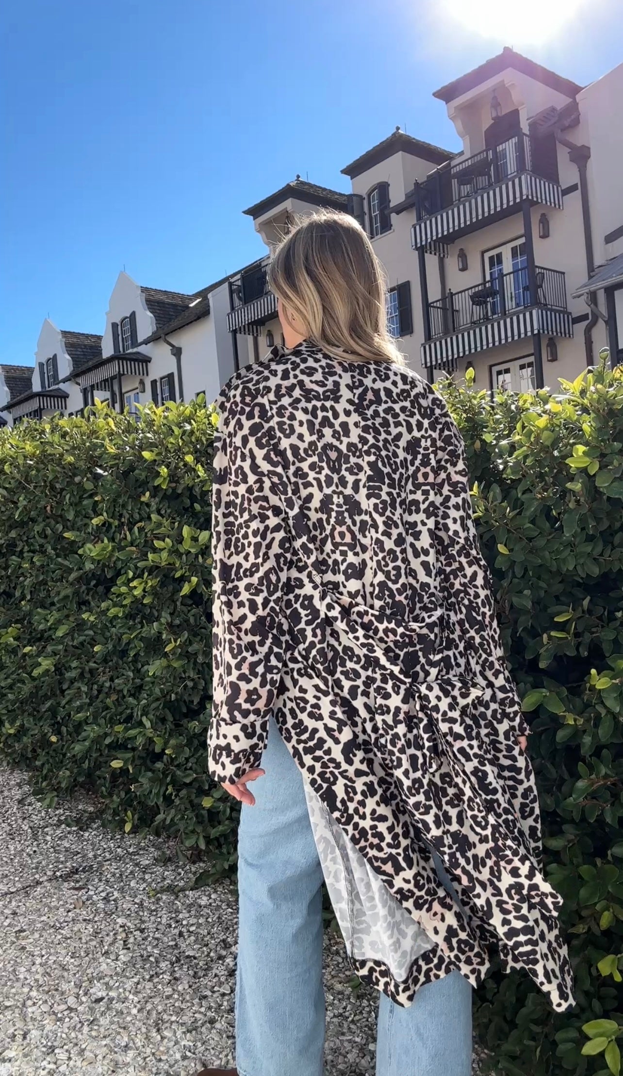 Lightweight Leopard Coat