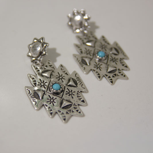 Western Concho Earrings