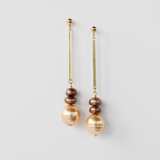 Sienna Pearl Drop Earrings
