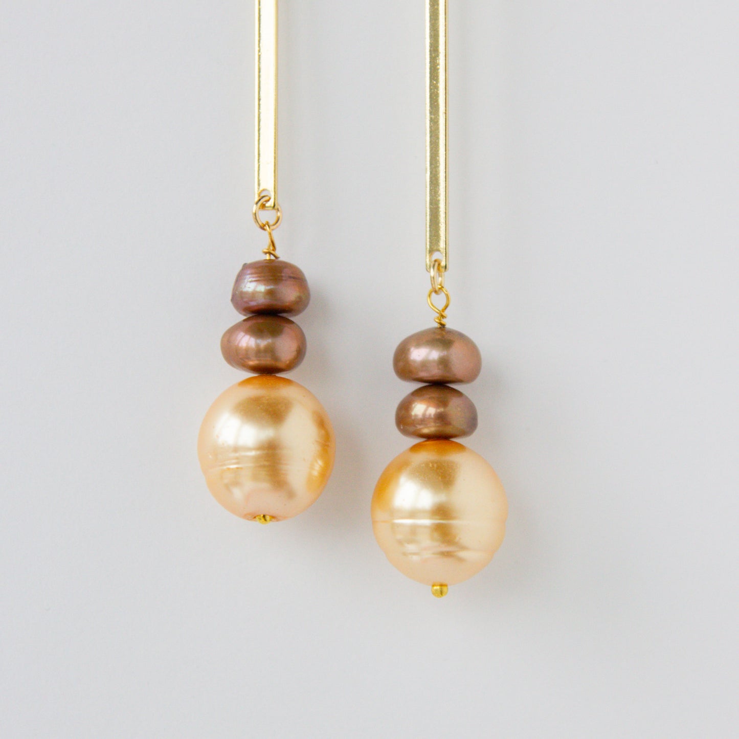 Sienna Pearl Drop Earrings