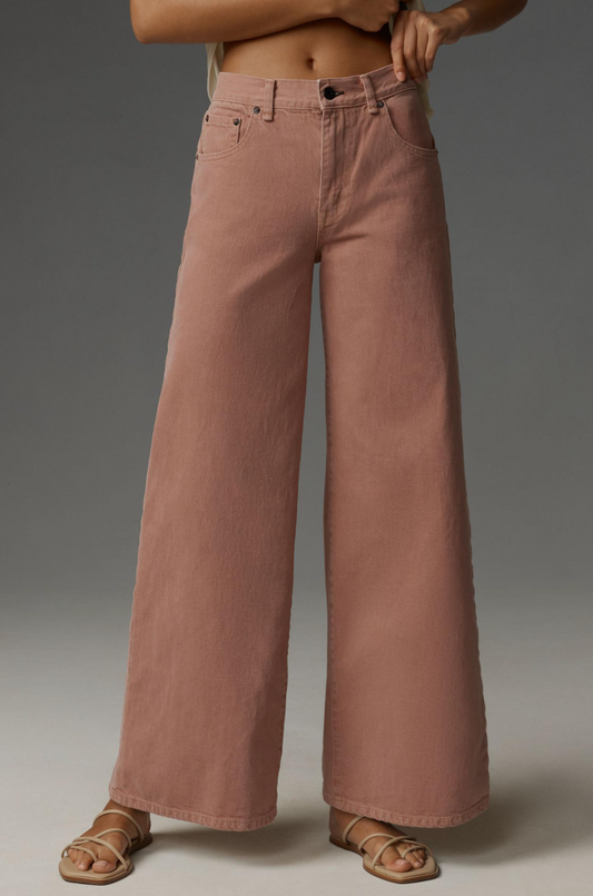 Atomic Wide Leg in Dusty Rose