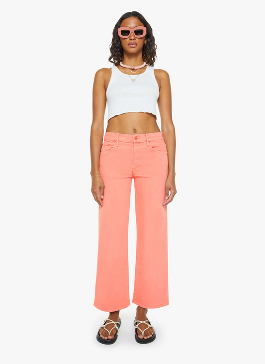 Mid Rise Maven Ankle Peach Denim
