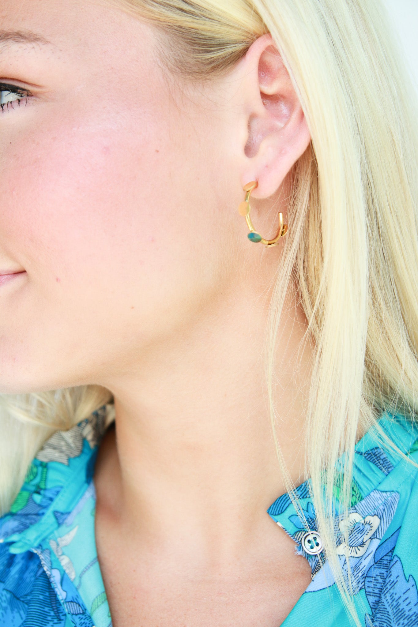 Funky Hoop Earrings