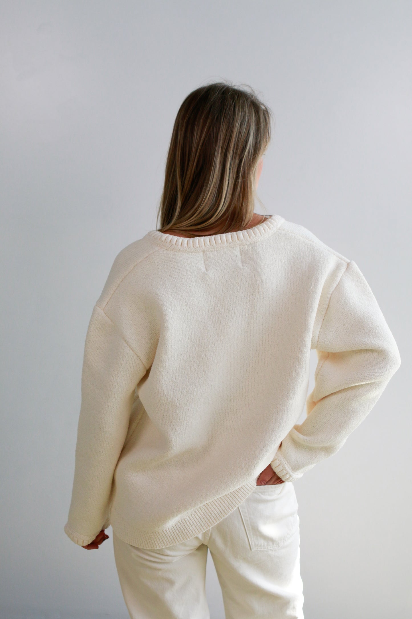 Blair Cardigan in Cream