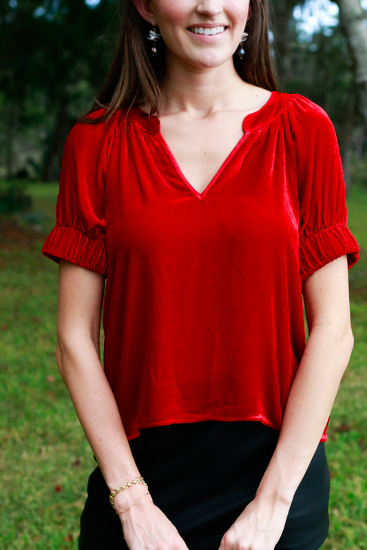 Cameron Top in Red