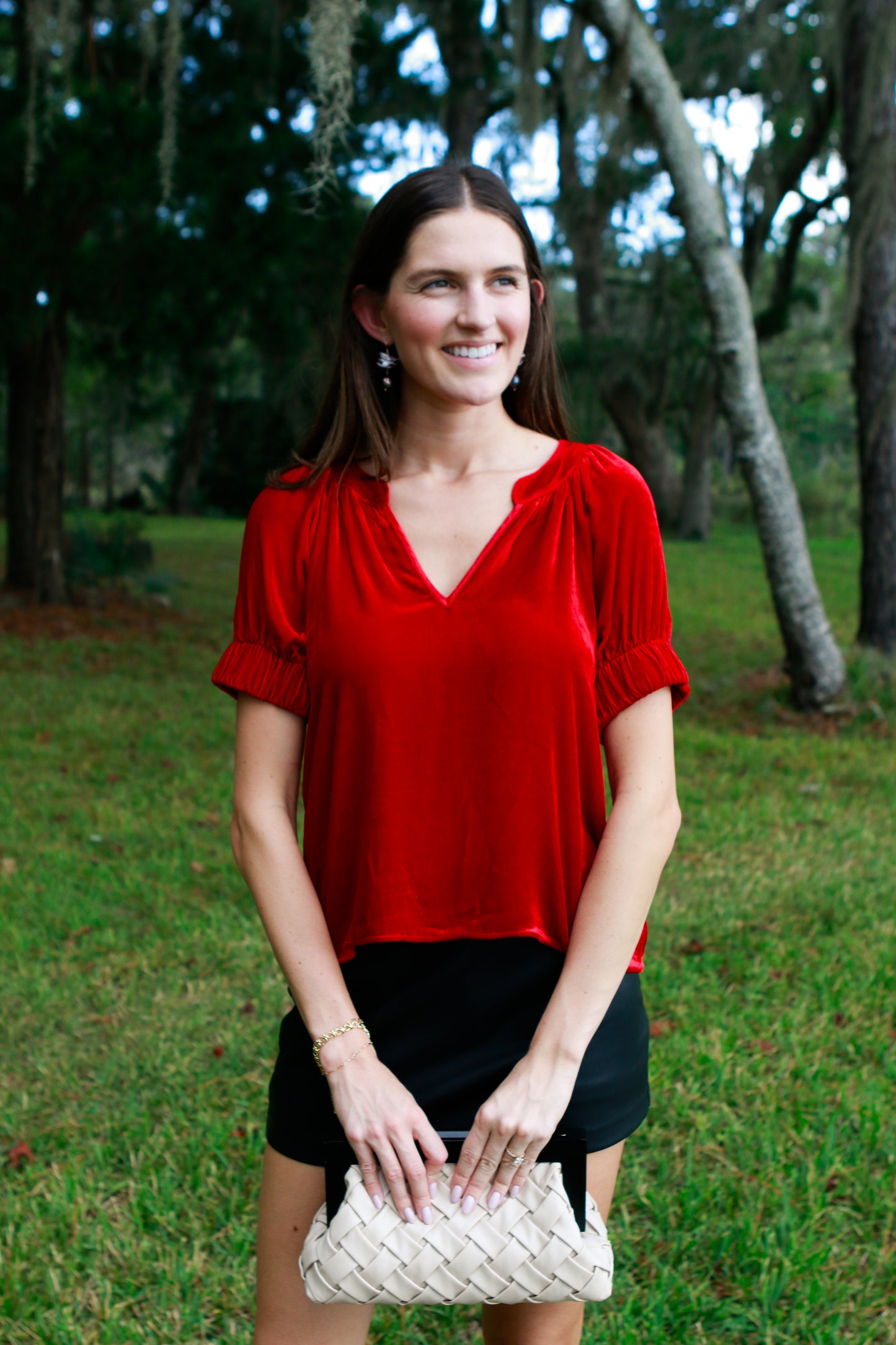Cameron Top in Red