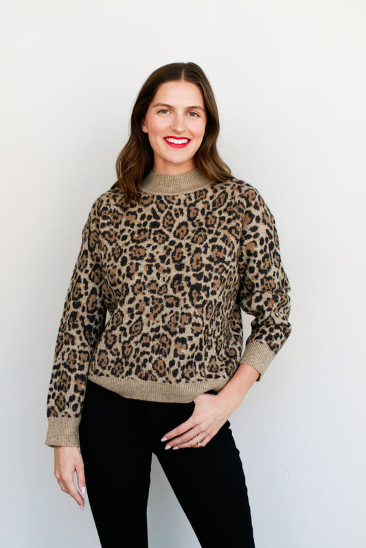 Leopard Print Sweater