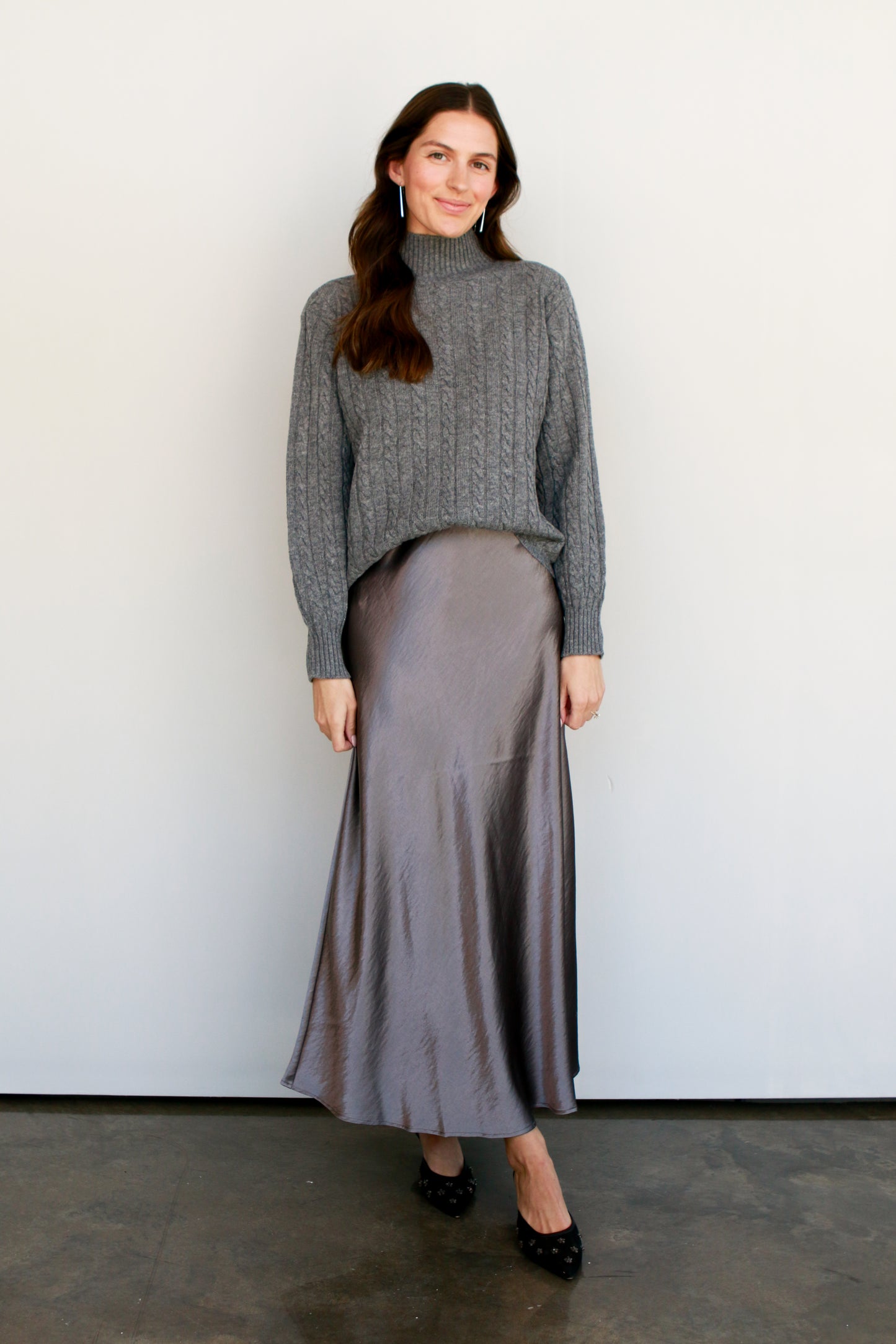 Cable Knit Sweater (2 Color Options)