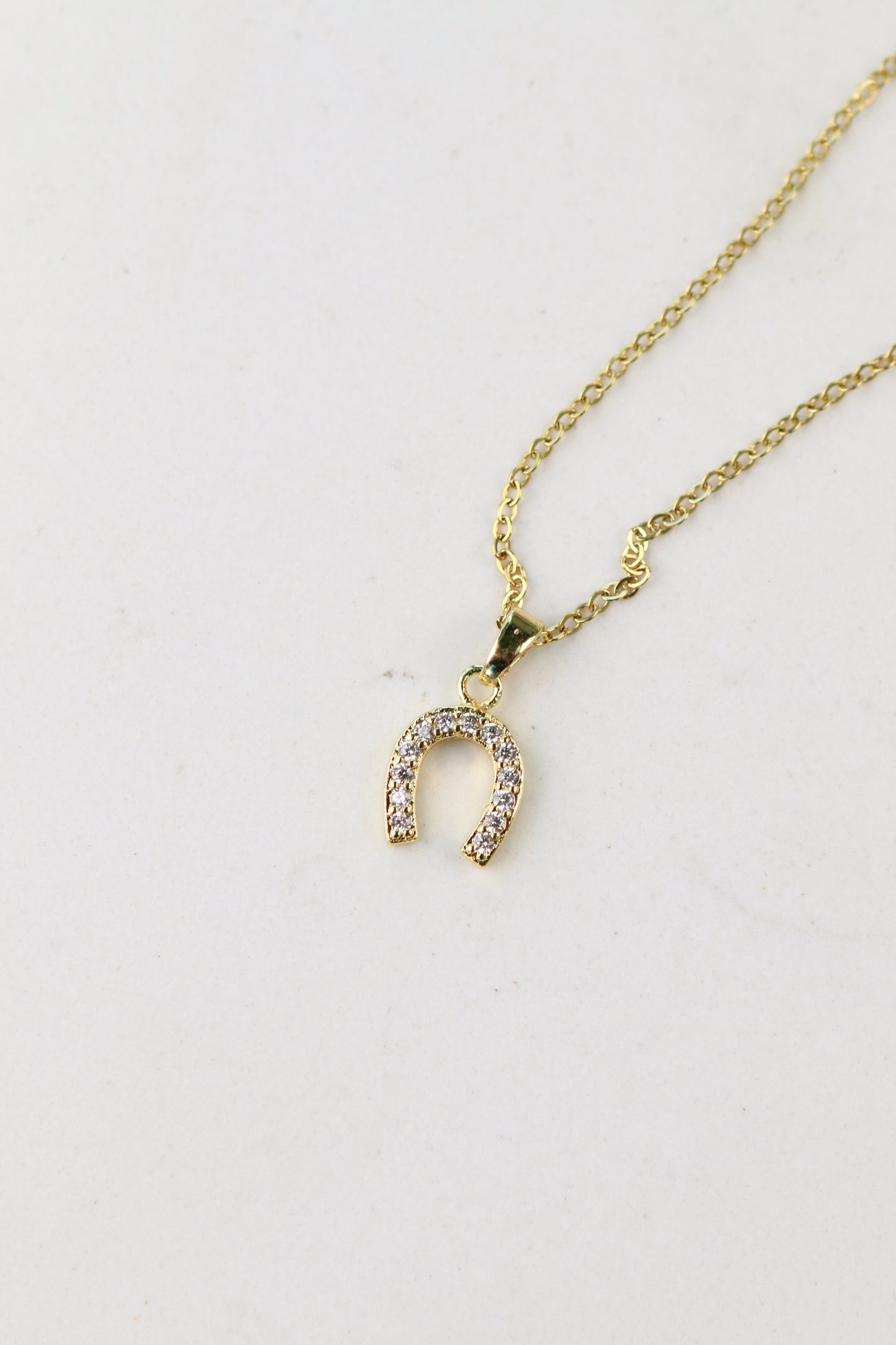 Dainty Horseshoe Necklace