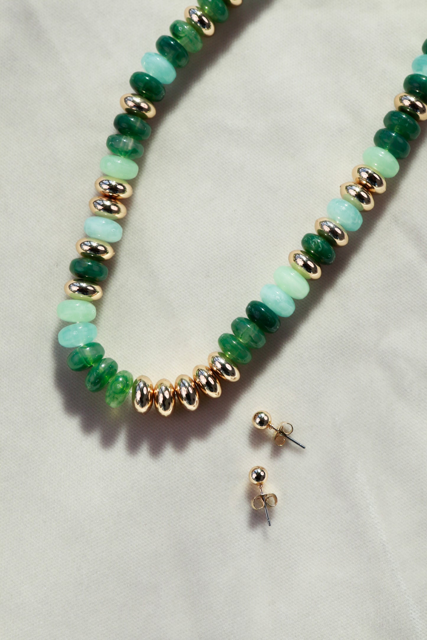 Green Beaded Necklace