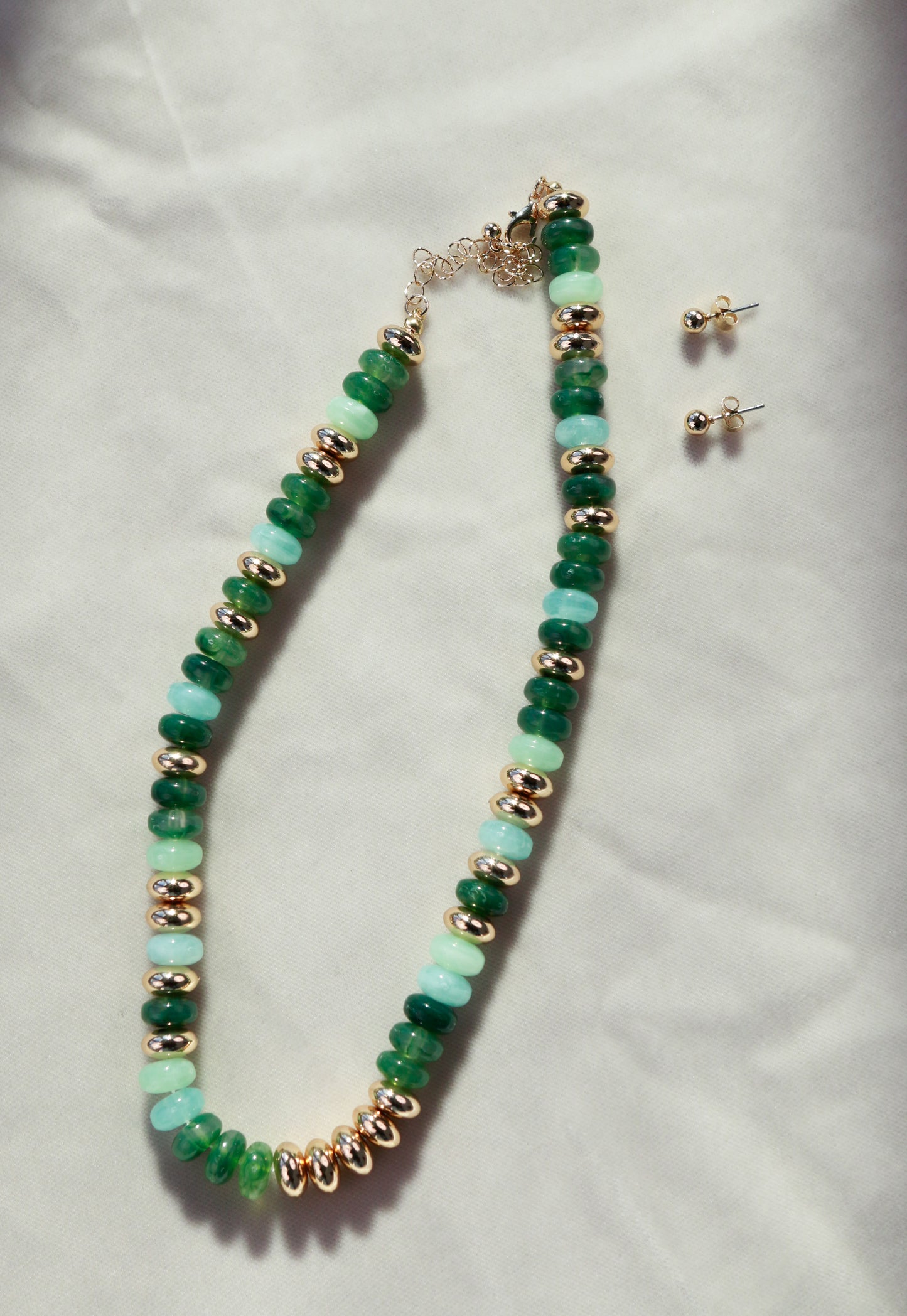 Green Beaded Necklace