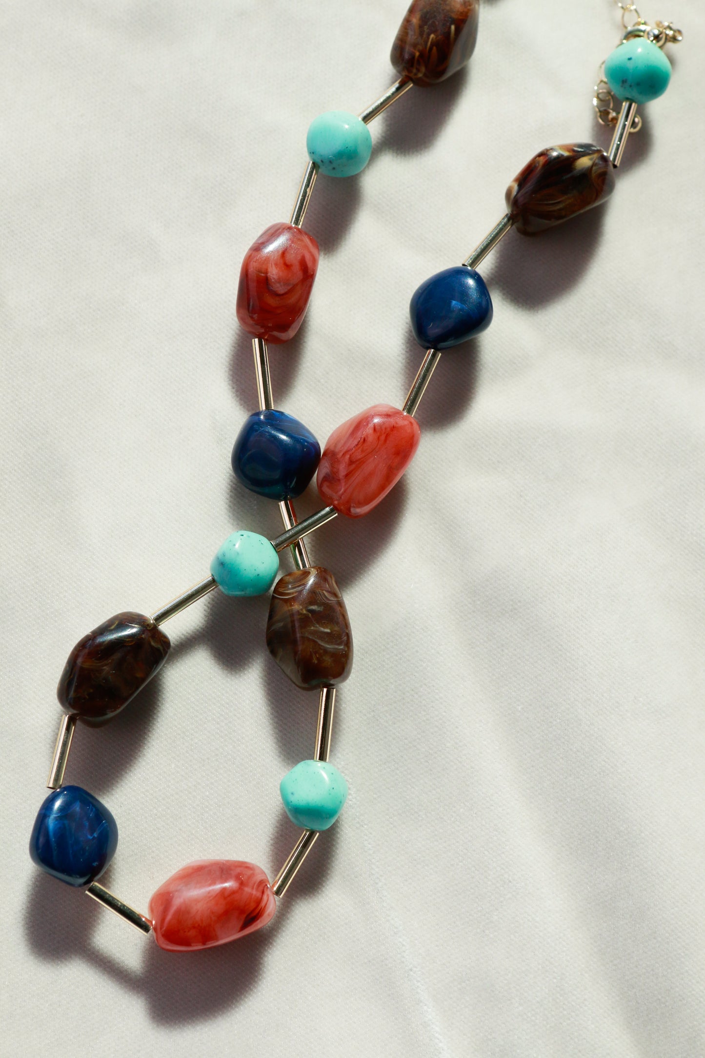 Callie Necklace in Brown