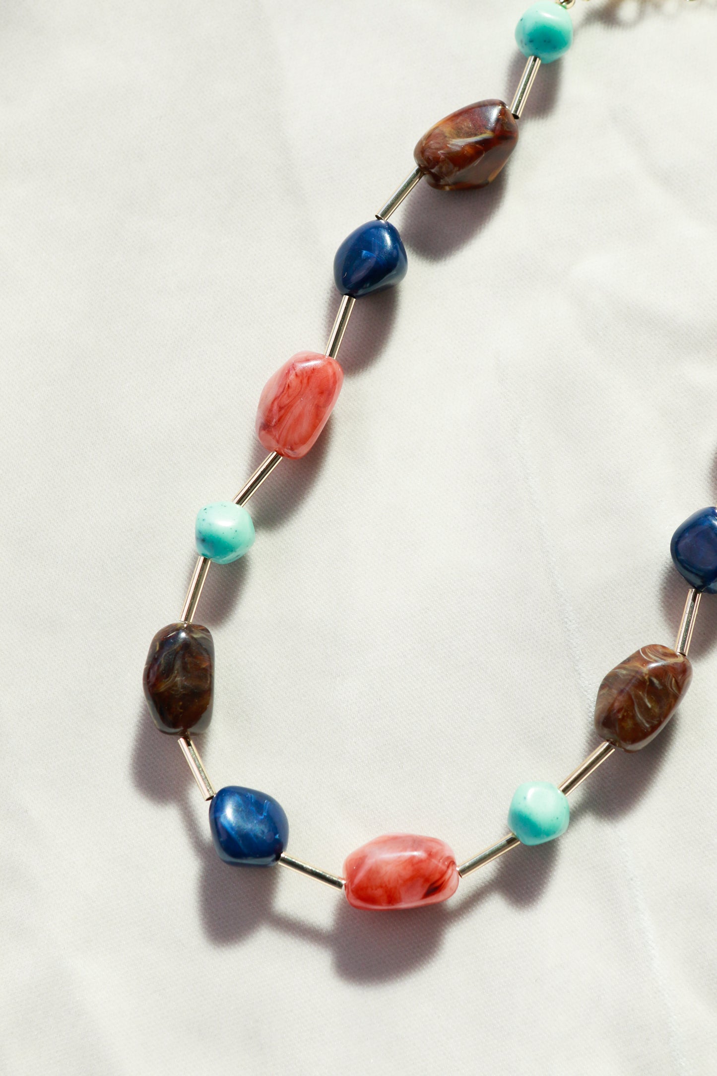 Callie Necklace in Brown