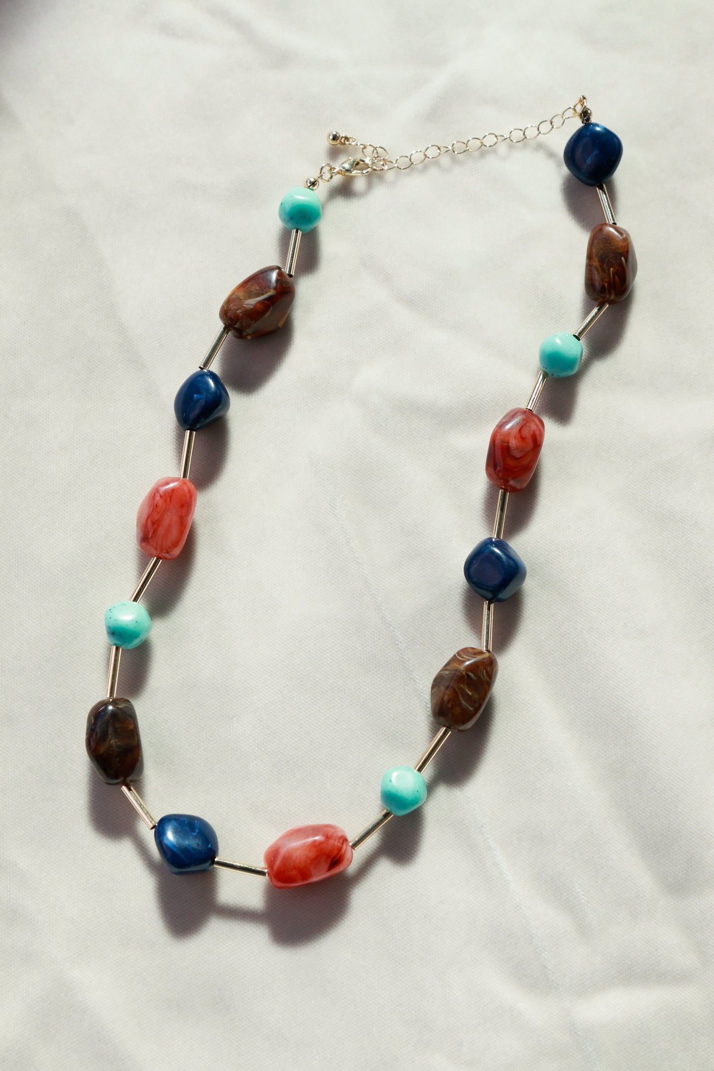 Callie Necklace in Brown