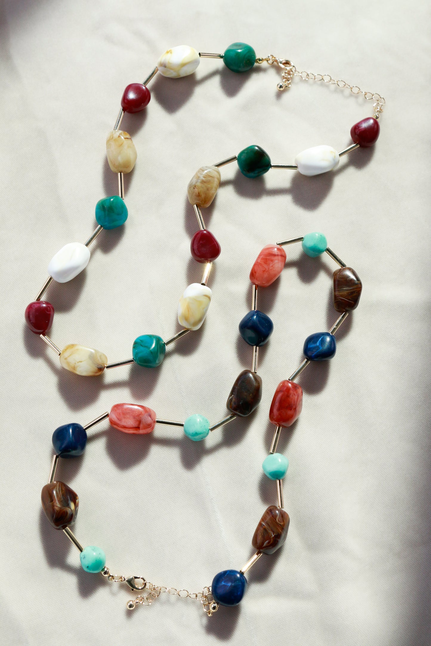 Callie Necklace in Cream