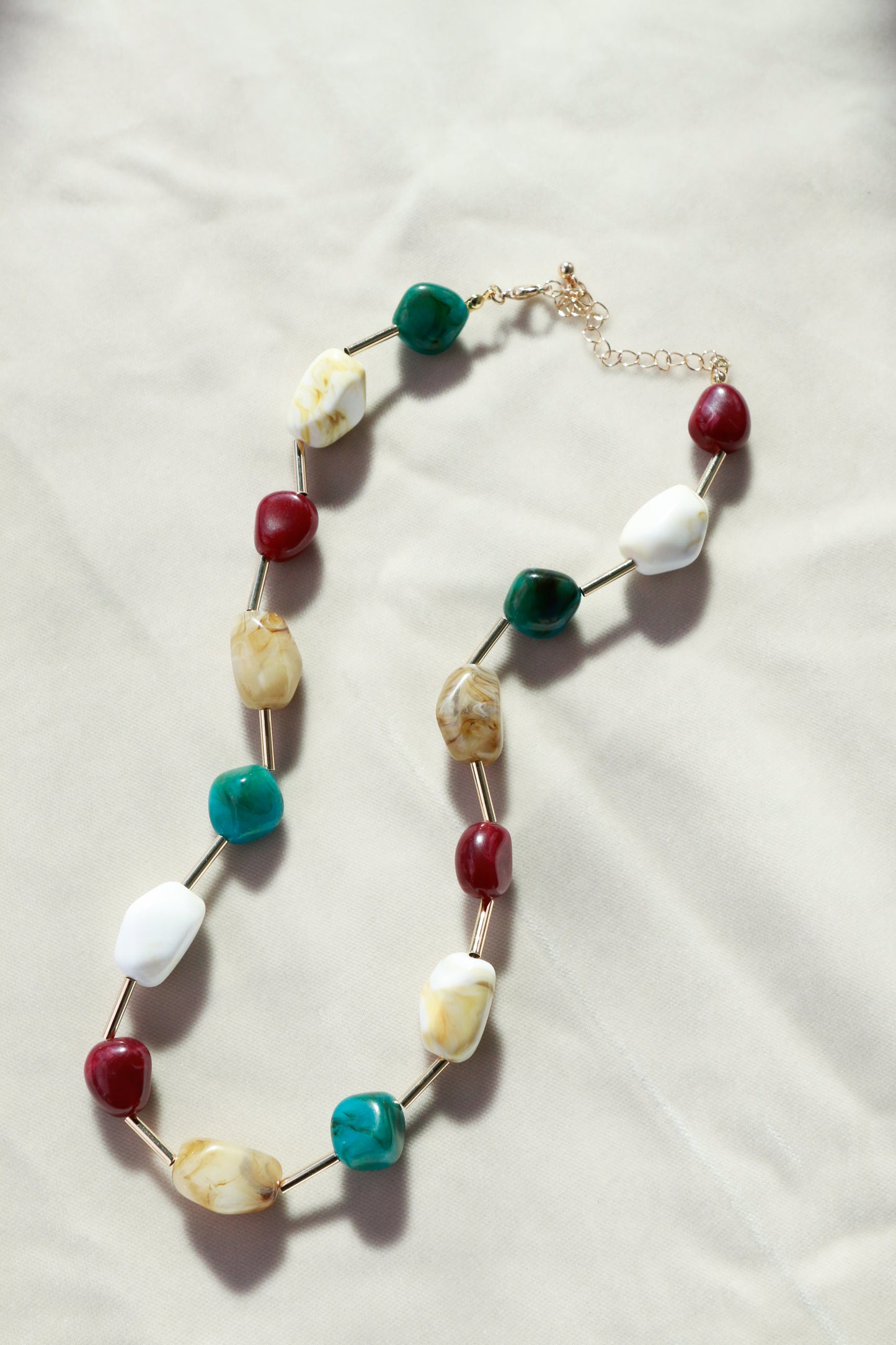 Callie Necklace in Cream