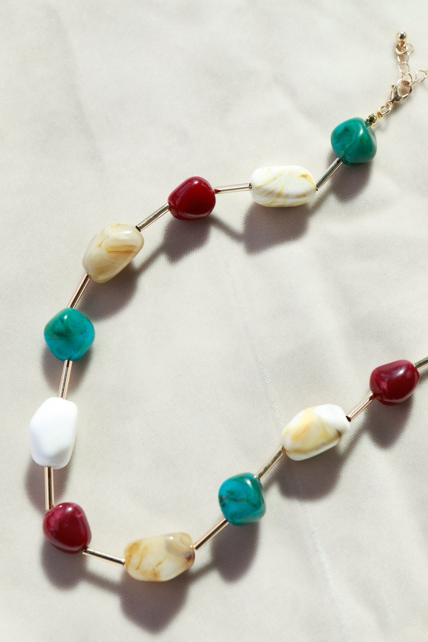 Callie Necklace in Cream