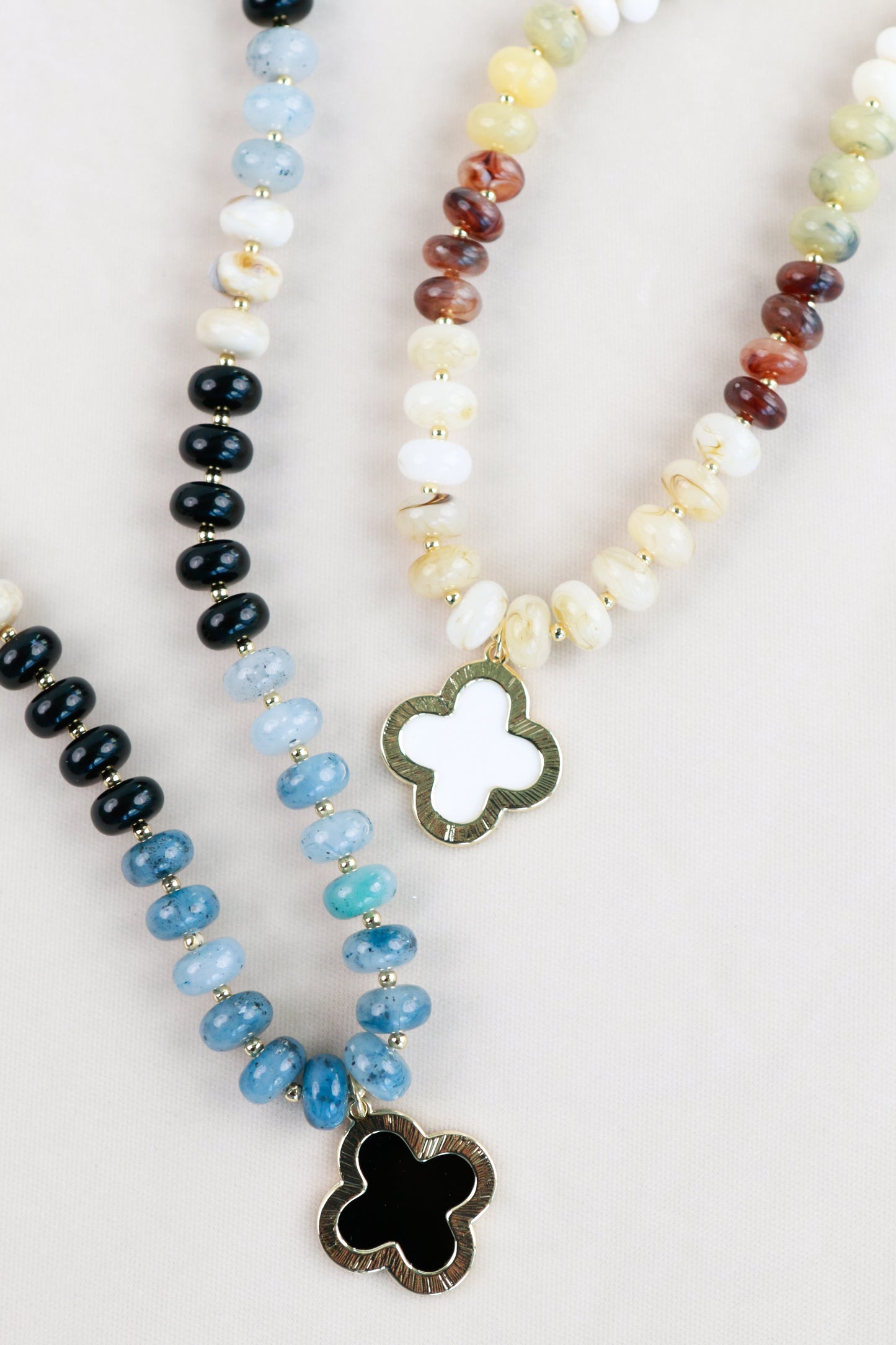 Charli Necklace in Beige