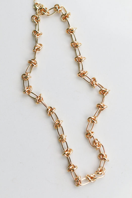 Knotted Paperclip Chain
