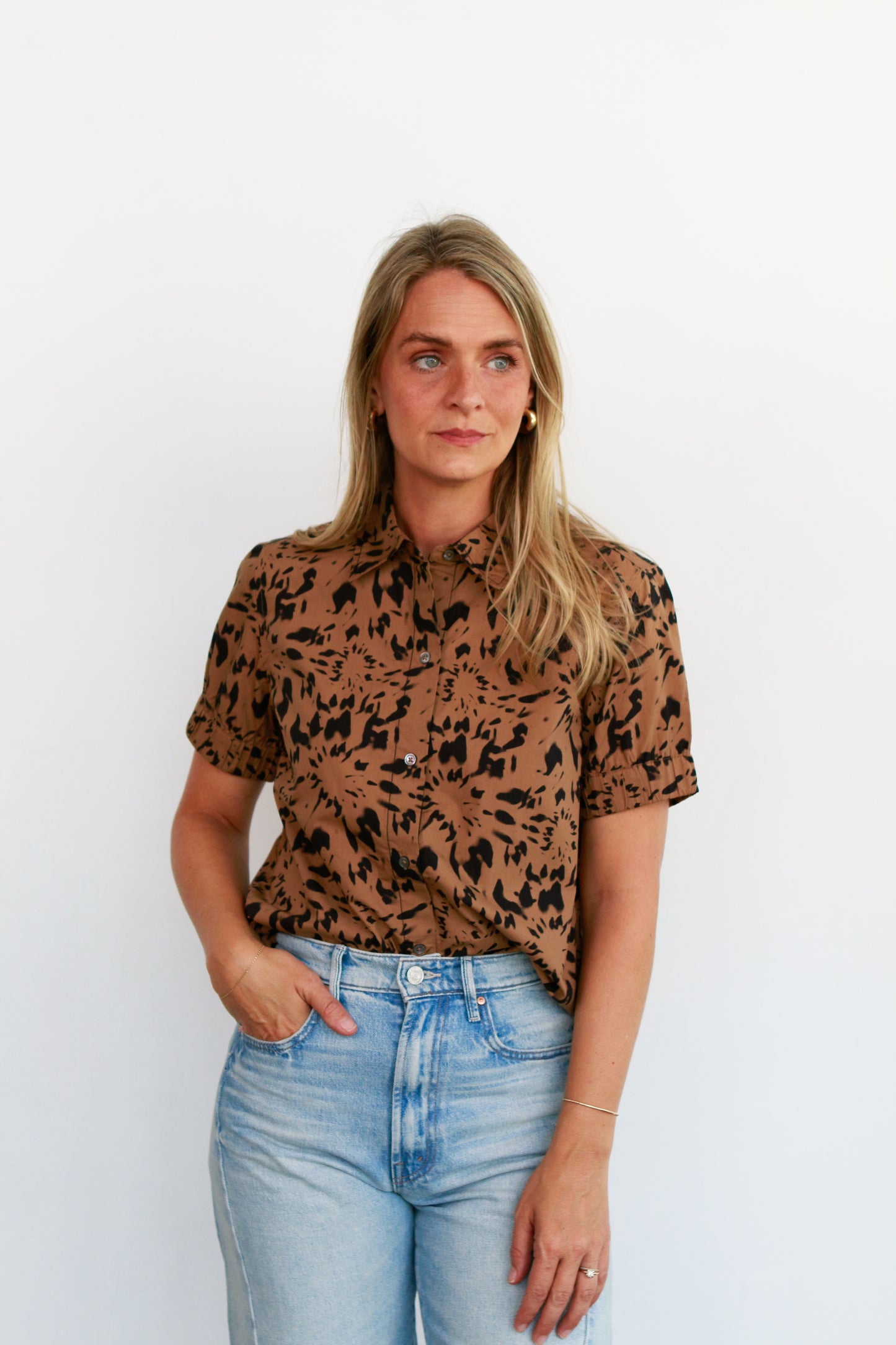Brynn Button Down