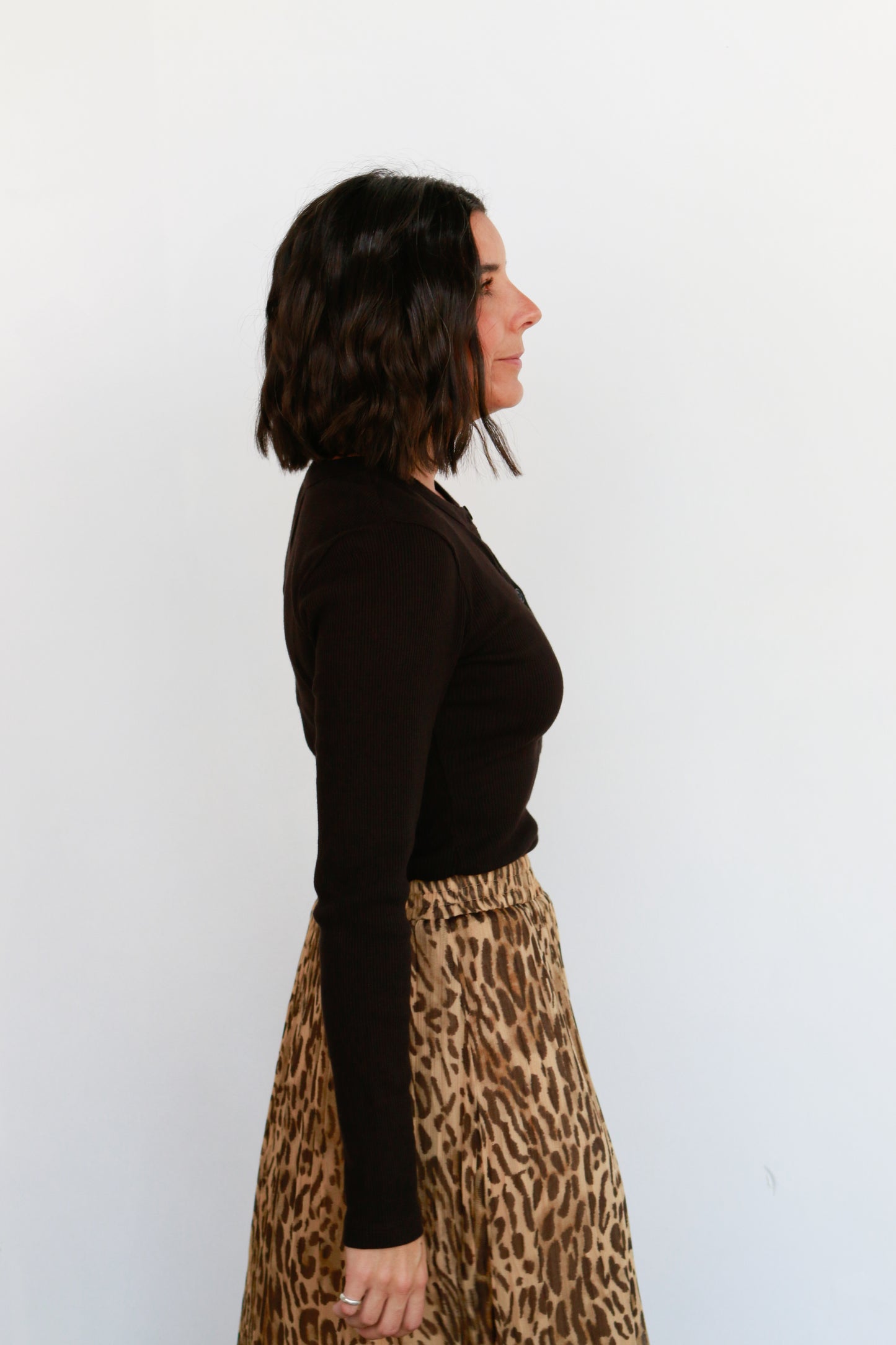 Fauve Leopard Skirt