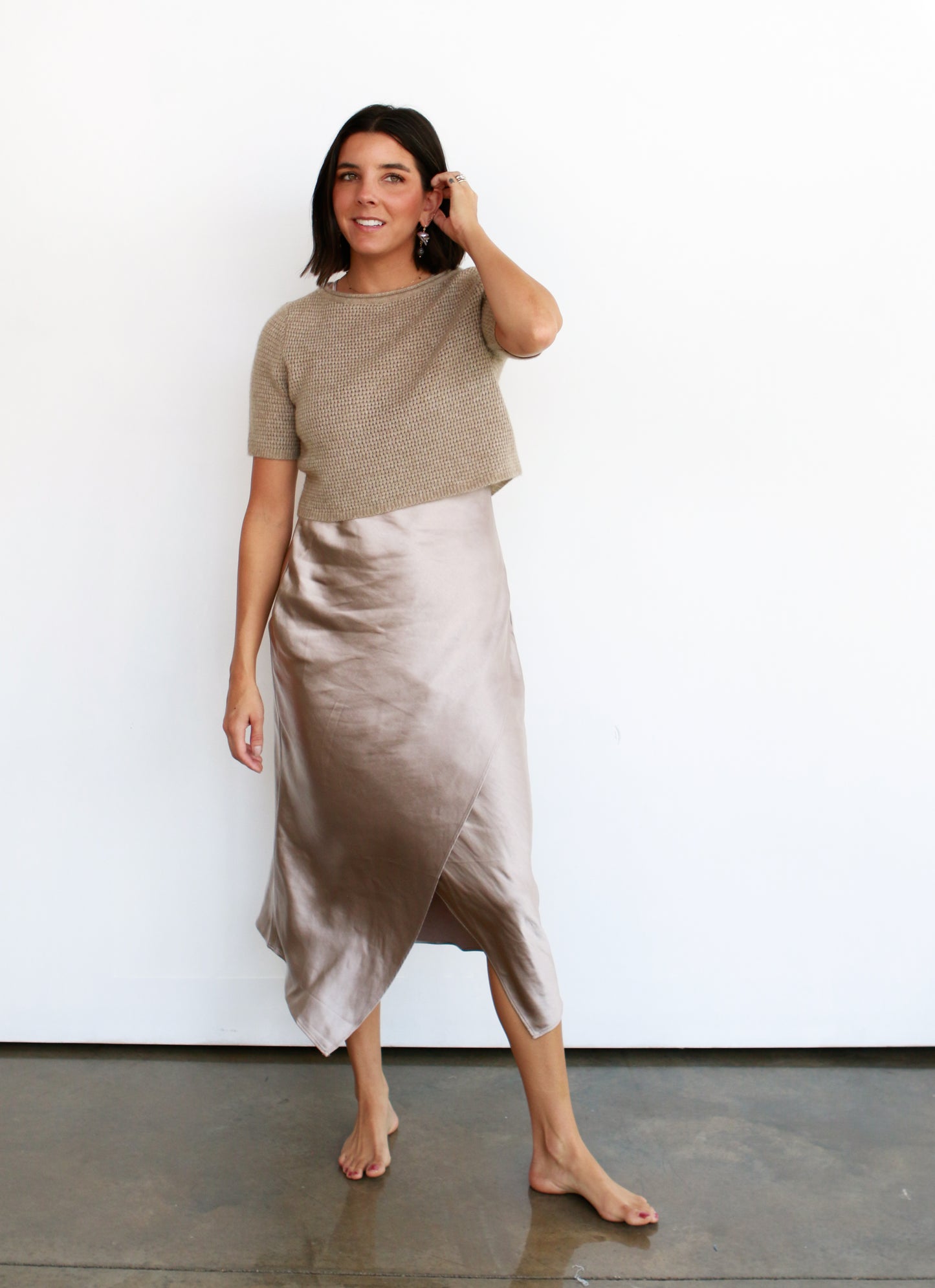 Kiana Sweater Combo Dress