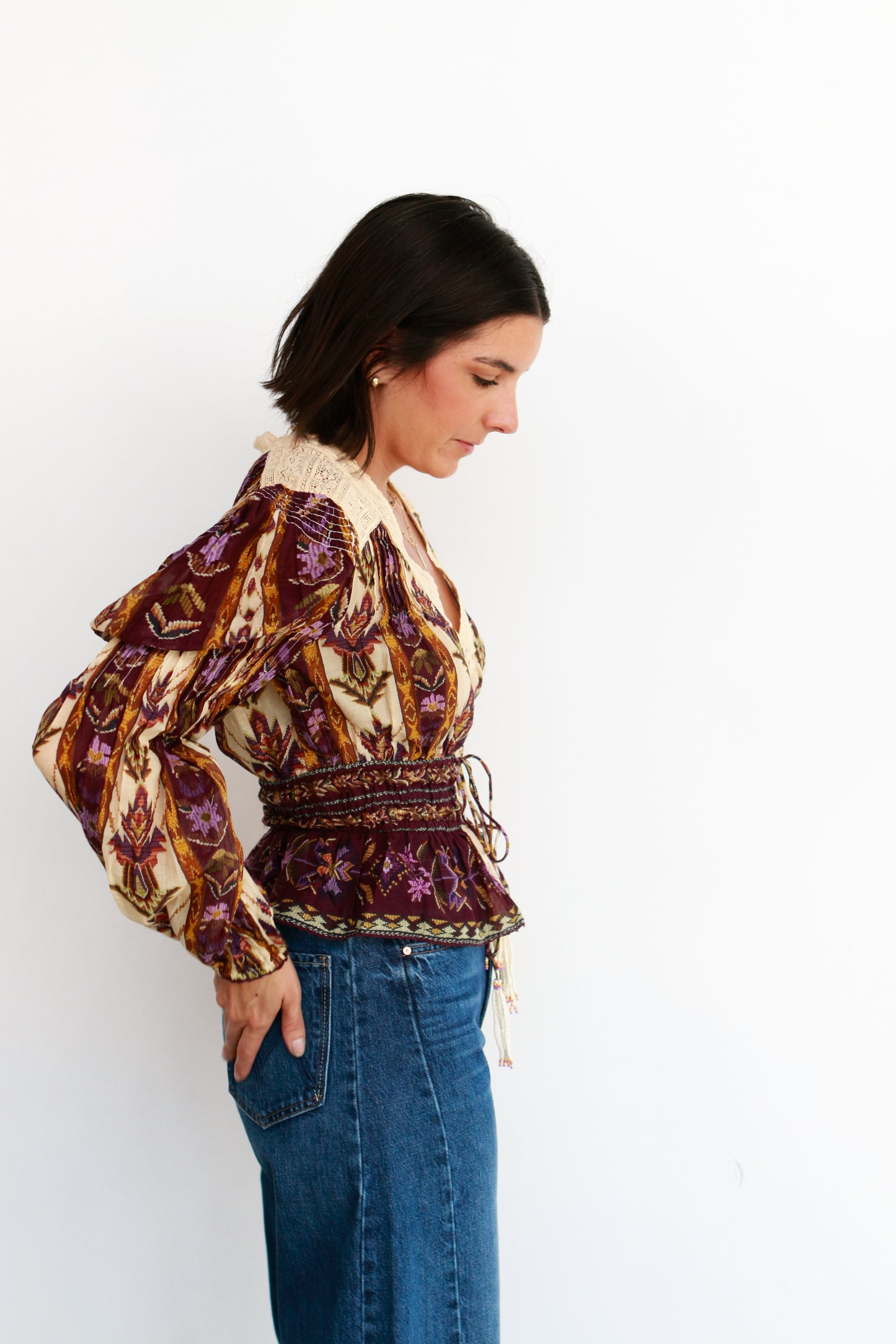 Nili Tapestry Blouse