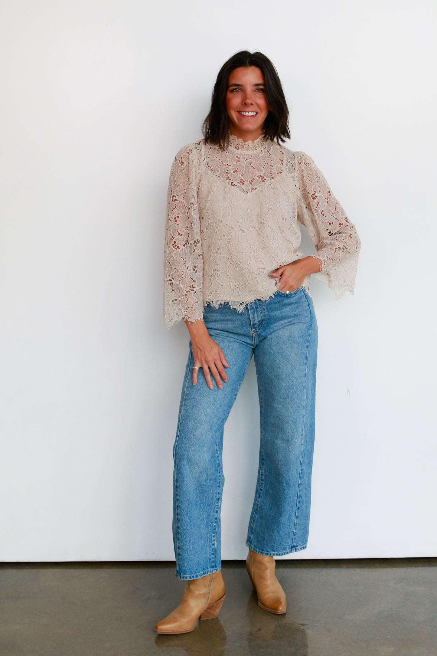 Lucia Lace Top