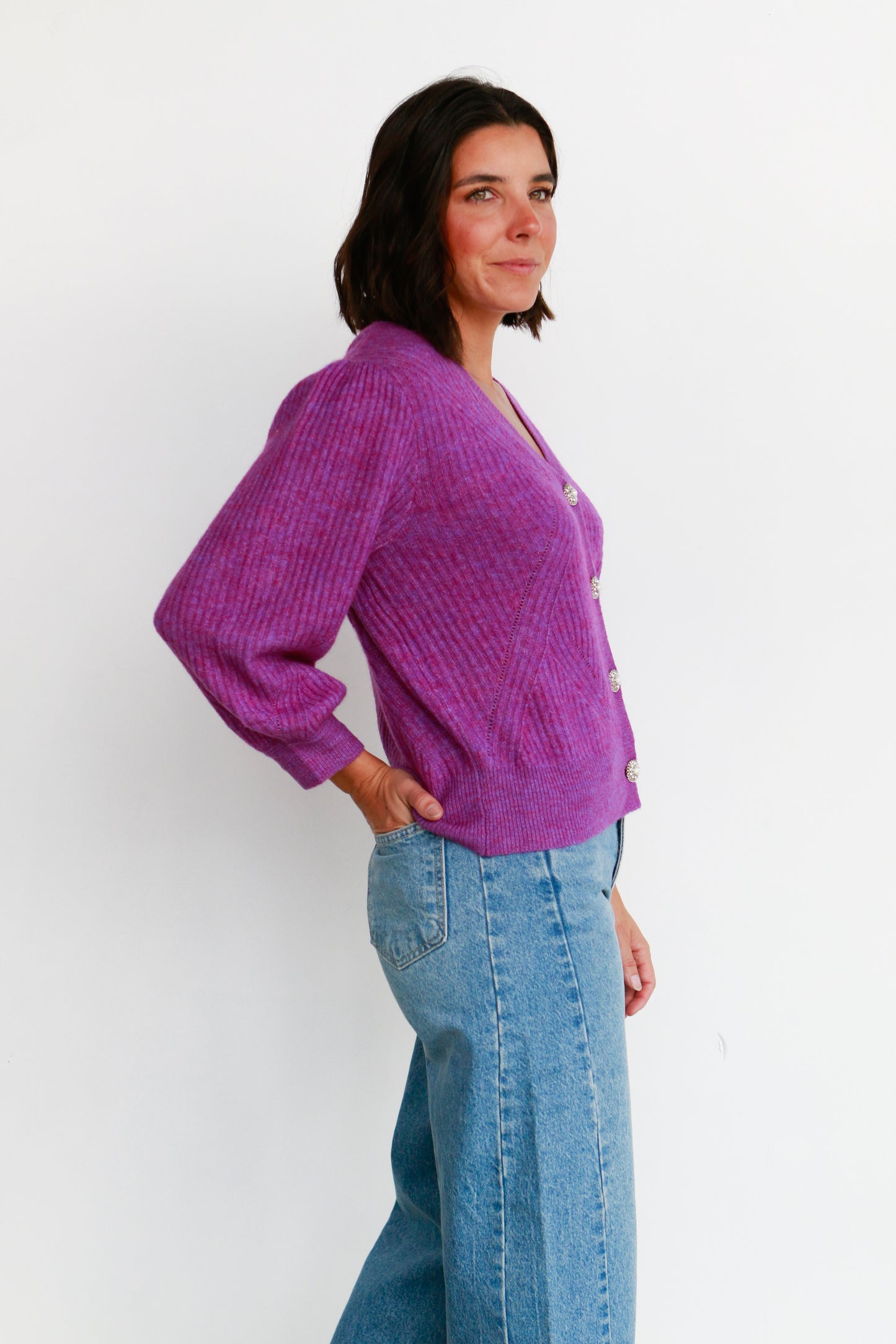 Violet Cardigan
