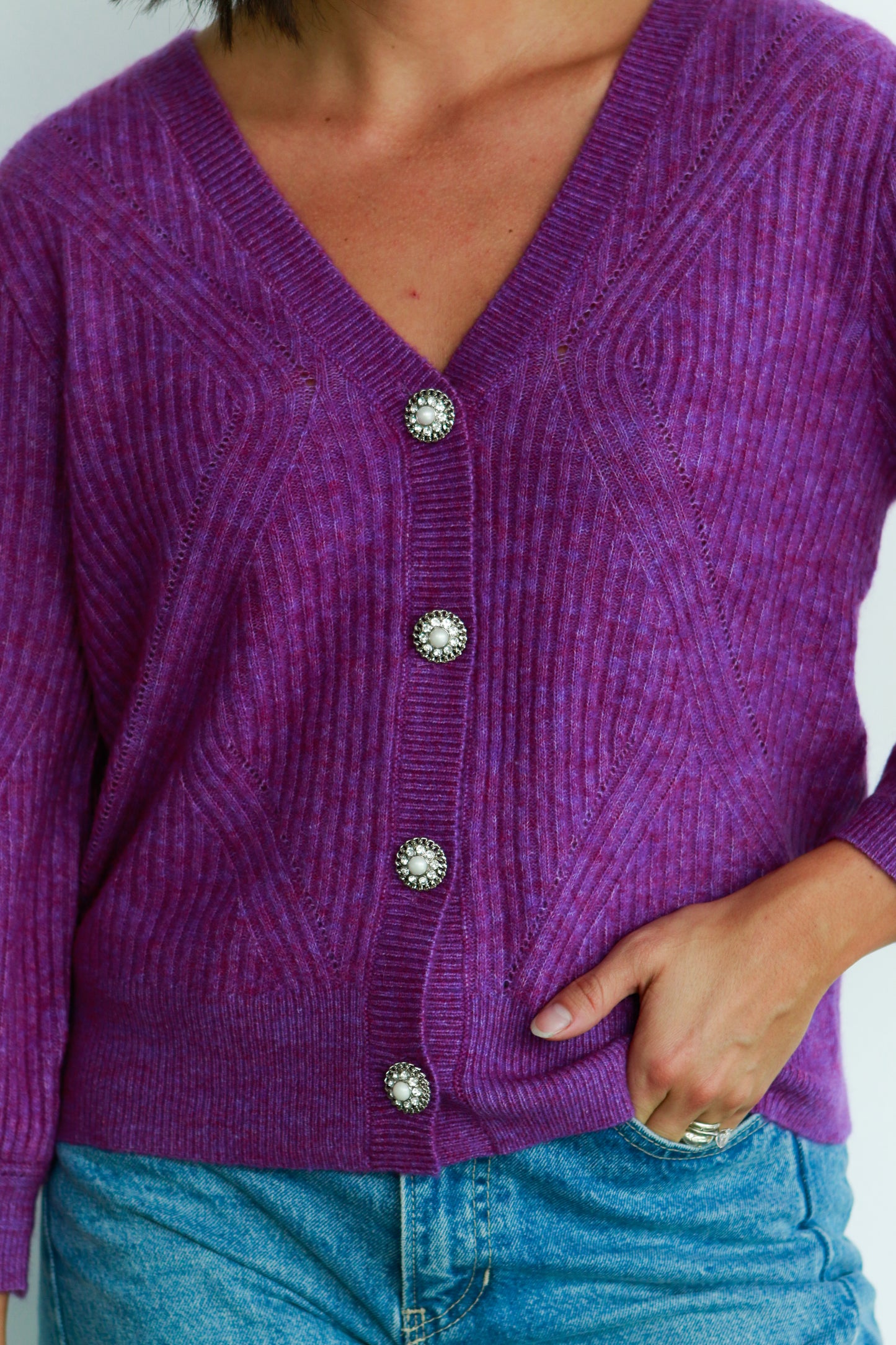 Violet Cardigan