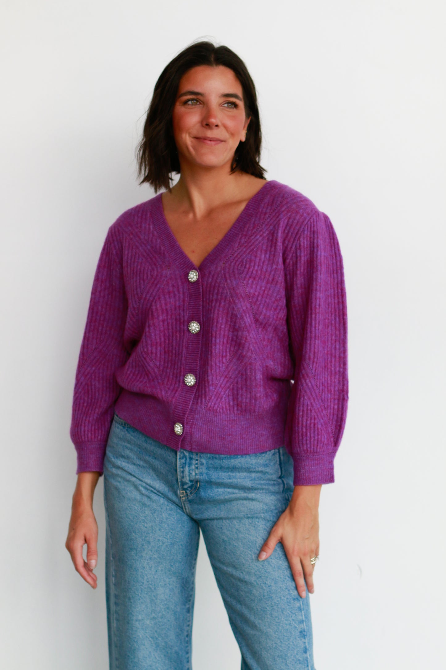 Violet Cardigan
