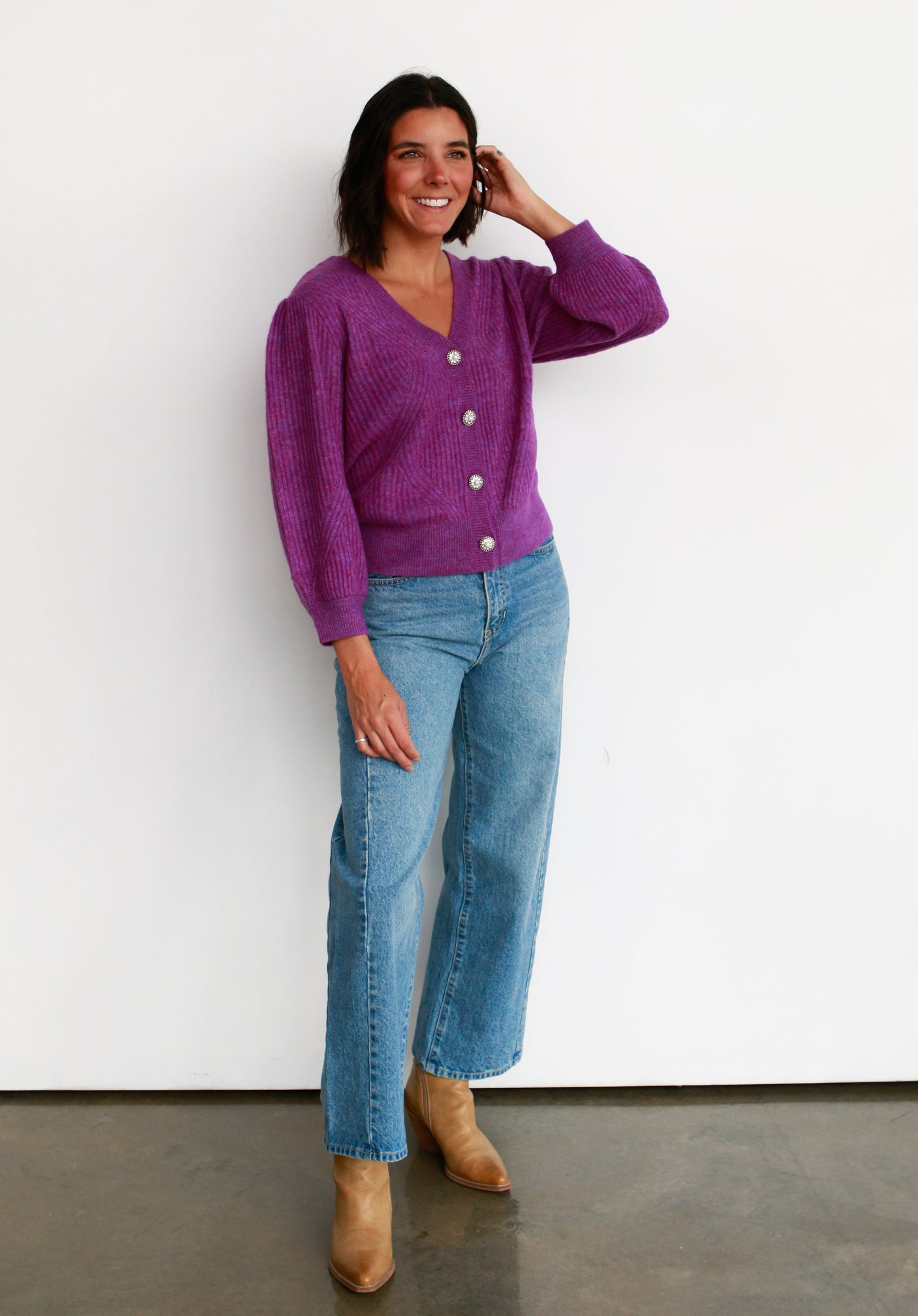 Violet Cardigan