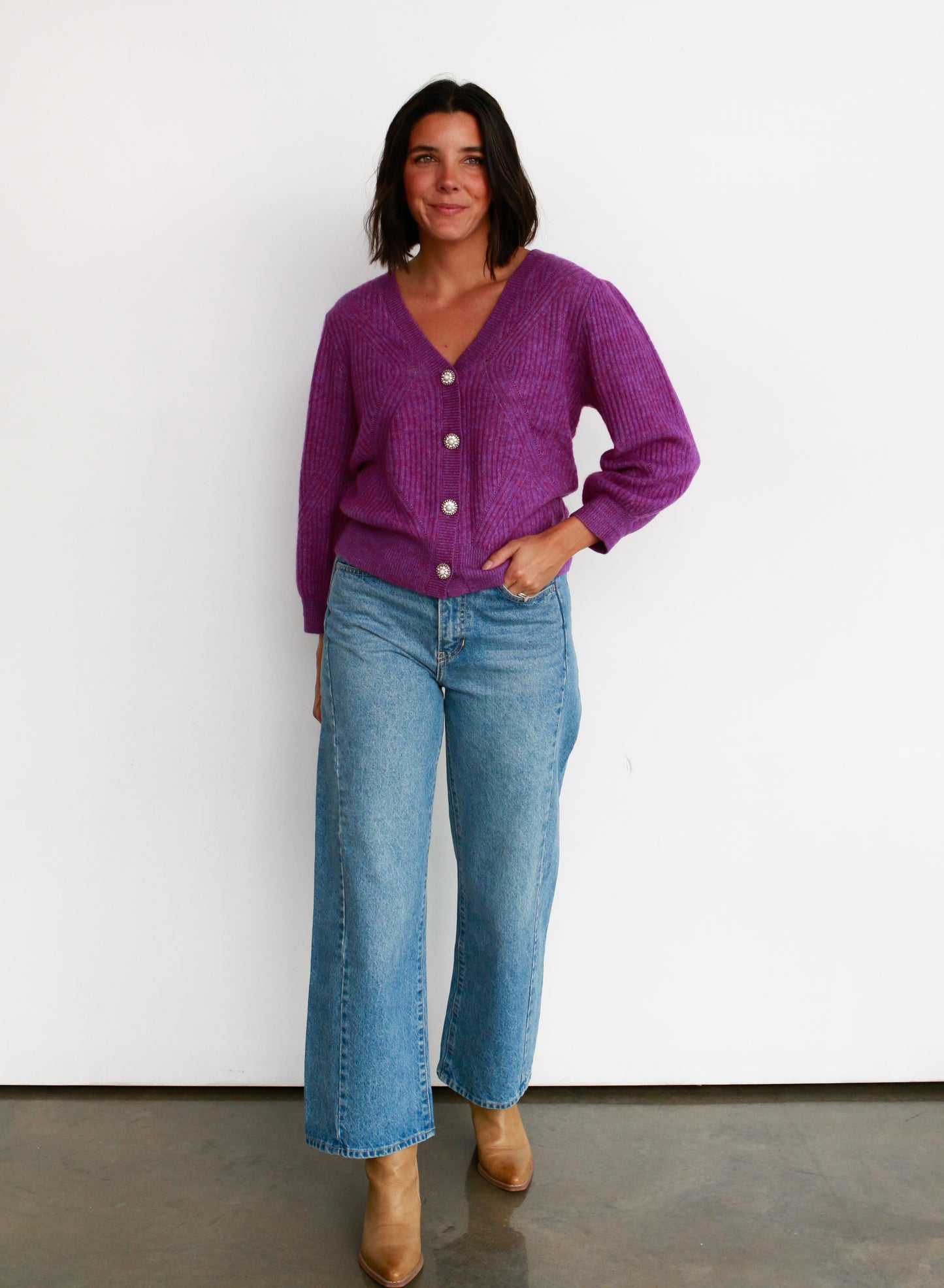 Violet Cardigan